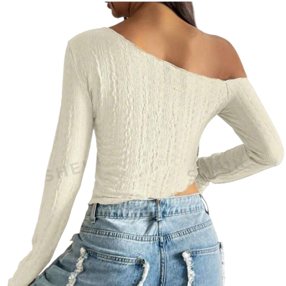 Shein Crop Top Size S in White‎